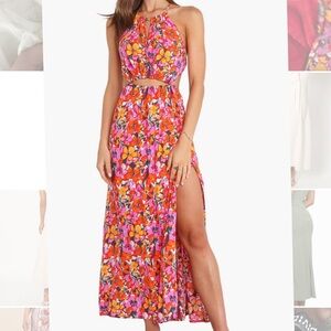 Petal and pup cutout dress